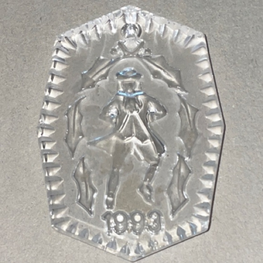 1993 Vintage Waterford Crystal Holiday Ornament